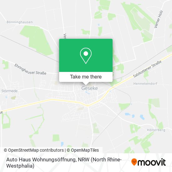 Auto Haus Wohnungsöffnung map