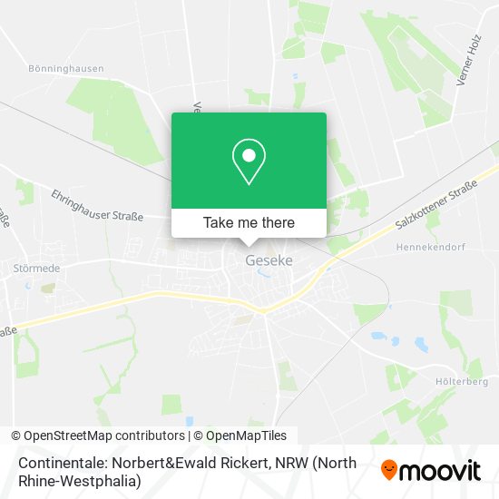 Continentale: Norbert&Ewald Rickert map