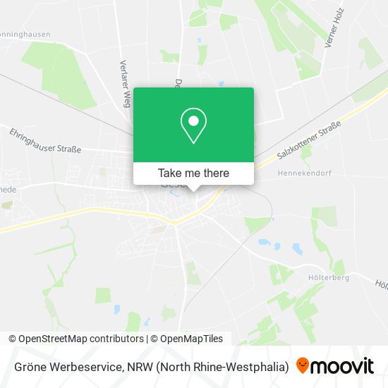 Gröne Werbeservice map