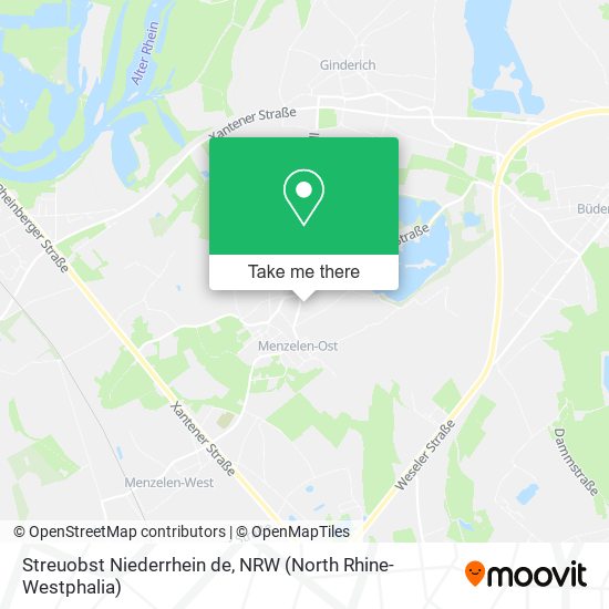 Streuobst Niederrhein de map