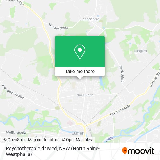 Psychotherapie dr Med map