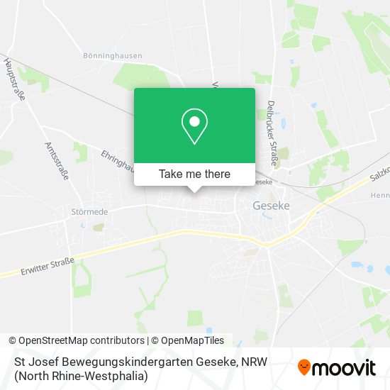 St Josef Bewegungskindergarten Geseke map
