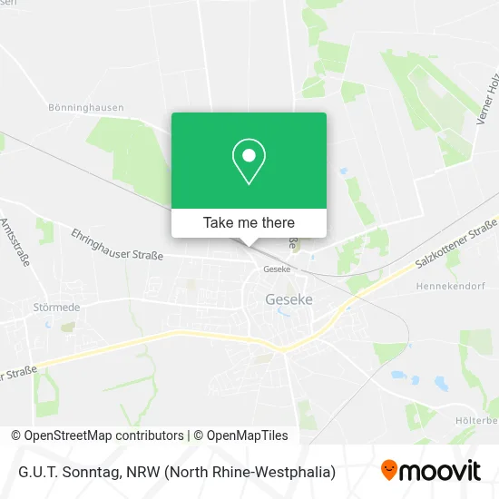 G.U.T. Sonntag map