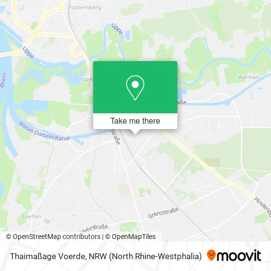 Карта Thaimaßage Voerde