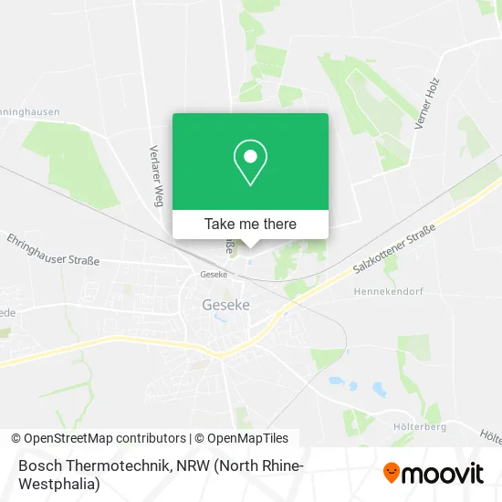 Bosch Thermotechnik map