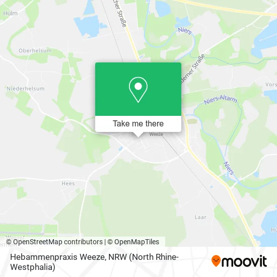 Карта Hebammenpraxis Weeze