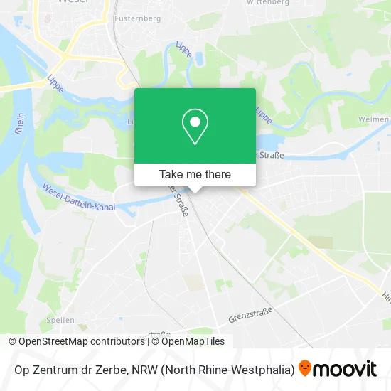Карта Op Zentrum dr Zerbe