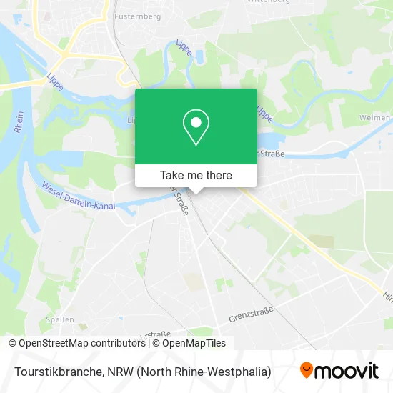 Карта Tourstikbranche