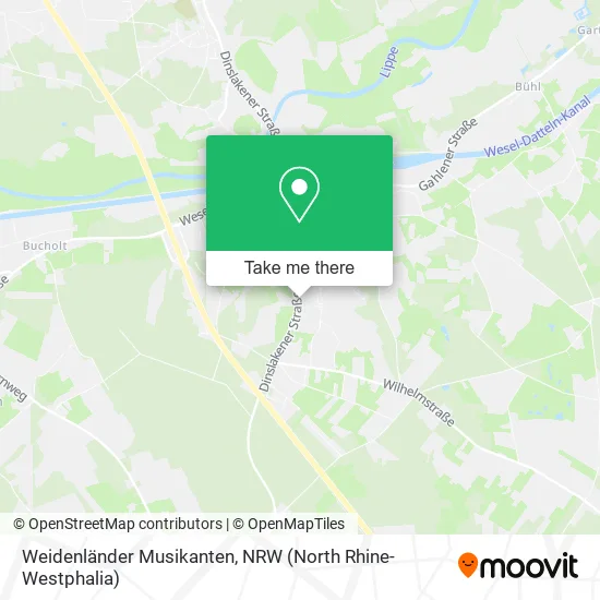 Карта Weidenländer Musikanten