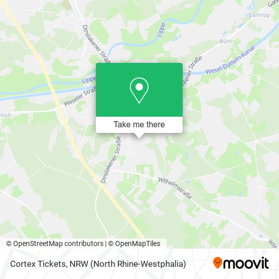 Cortex Tickets map