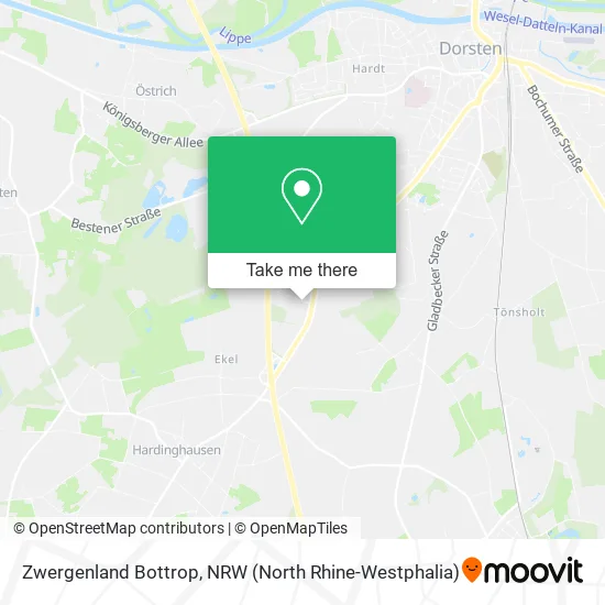 Карта Zwergenland Bottrop