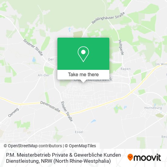 P.M. Meisterbetrieb Private & Gewerbliche Kunden Dienstleistung map
