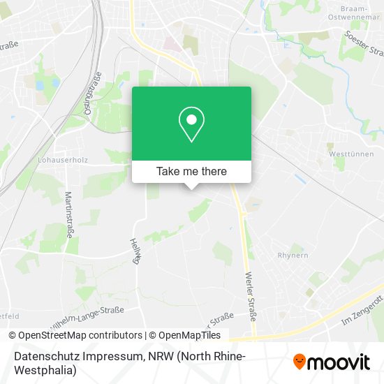 Datenschutz Impressum map