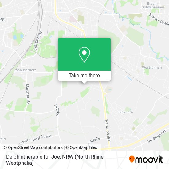 Delphintherapie für Joe map