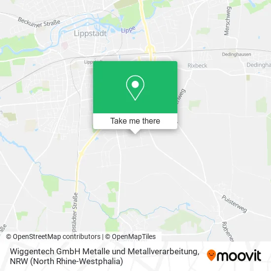 Карта Wiggentech GmbH Metalle und Metallverarbeitung