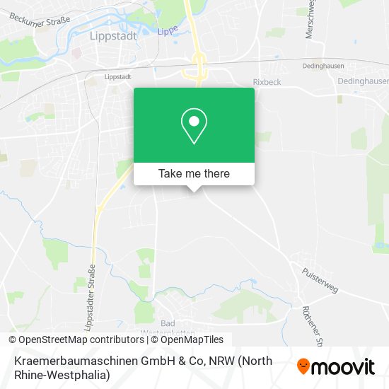 Kraemerbaumaschinen GmbH & Co map