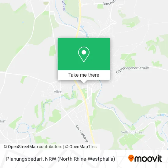 Карта Planungsbedarf