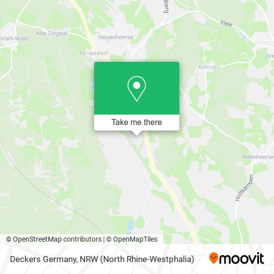 Deckers Germany map