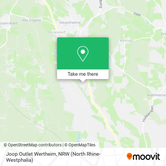 Карта Joop Outlet Wertheim