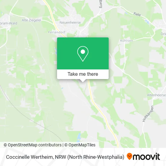 Coccinelle Wertheim map