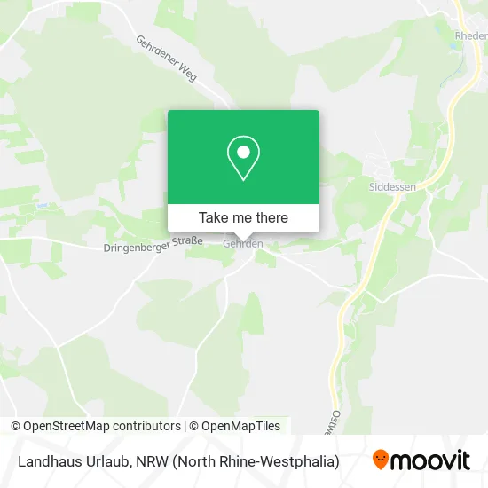 Карта Landhaus Urlaub