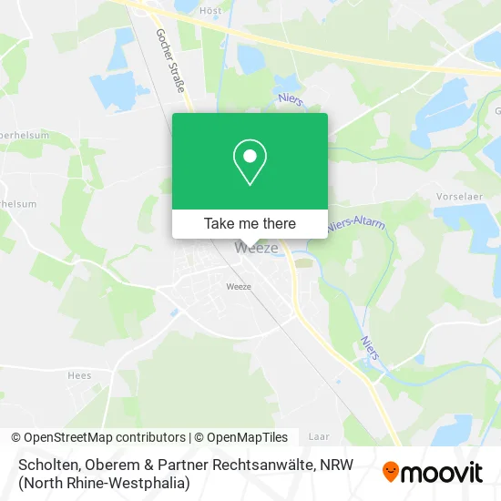 Карта Scholten, Oberem & Partner Rechtsanwälte