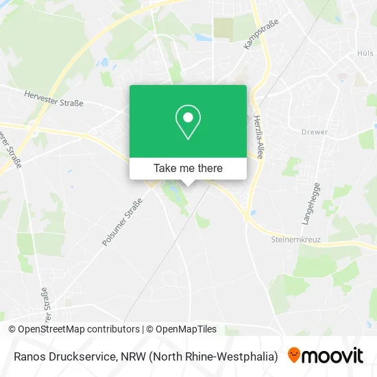 Ranos Druckservice map