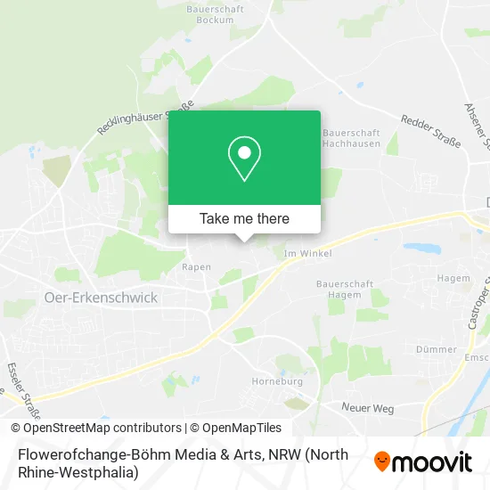 Карта Flowerofchange-Böhm Media & Arts