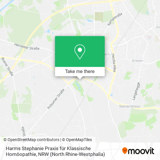 Карта Harms Stephanie Praxis für Klassische Homöopathie