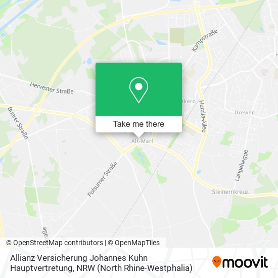 Allianz Versicherung Johannes Kuhn Hauptvertretung map
