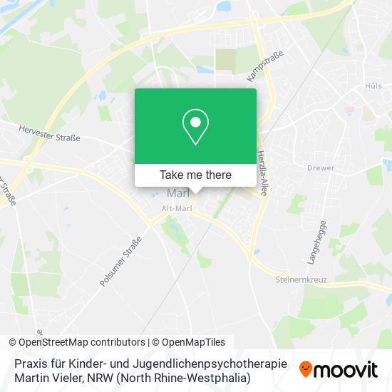 Praxis für Kinder- und Jugendlichenpsychotherapie Martin Vieler map