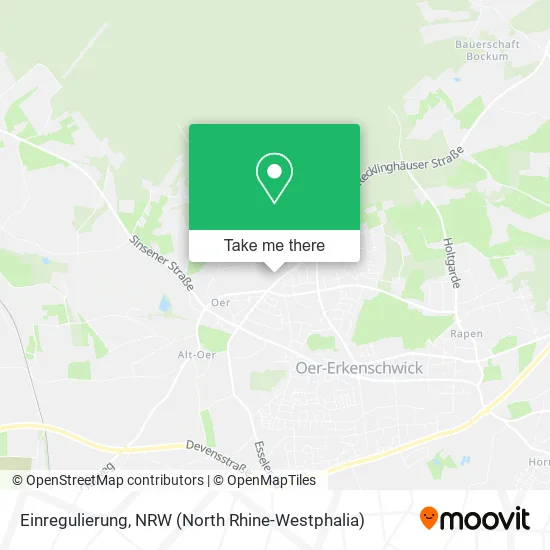 Карта Einregulierung