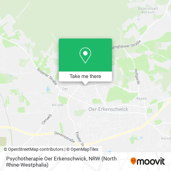 Карта Psychotherapie Oer Erkenschwick