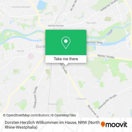 Dorsten Herzlich Willkommen im Hause map