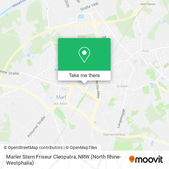 Marler Stern Friseur Cleopatra map