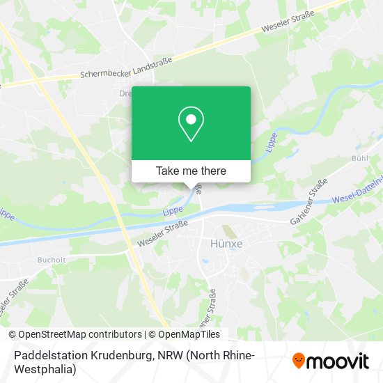 Paddelstation Krudenburg map