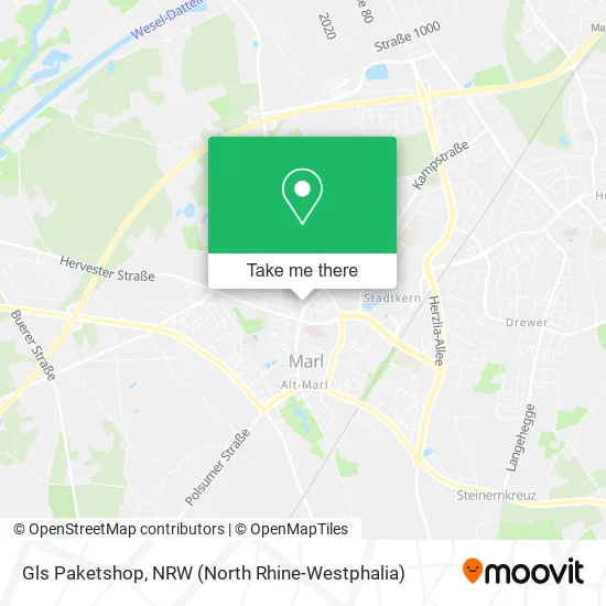 Карта Gls Paketshop