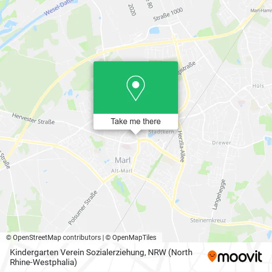 Карта Kindergarten Verein Sozialerziehung