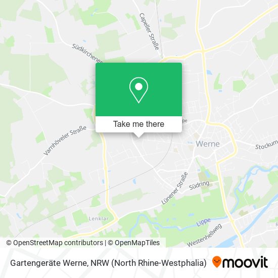 Gartengeräte Werne map