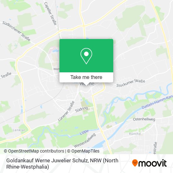 Goldankauf Werne Juwelier Schulz map