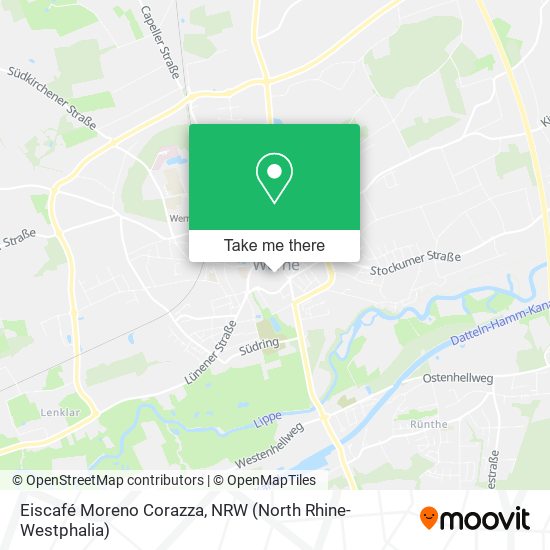 Eiscafé Moreno Corazza map