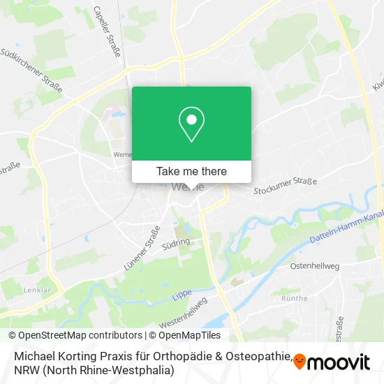 Карта Michael Korting Praxis für Orthopädie & Osteopathie