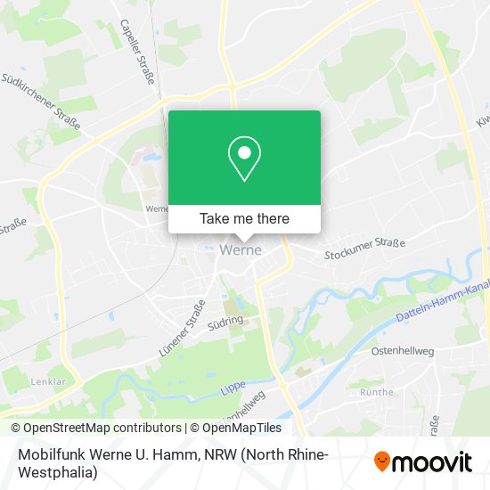 Карта Mobilfunk Werne U. Hamm