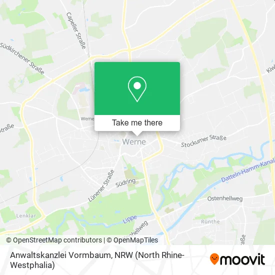 Карта Anwaltskanzlei Vormbaum