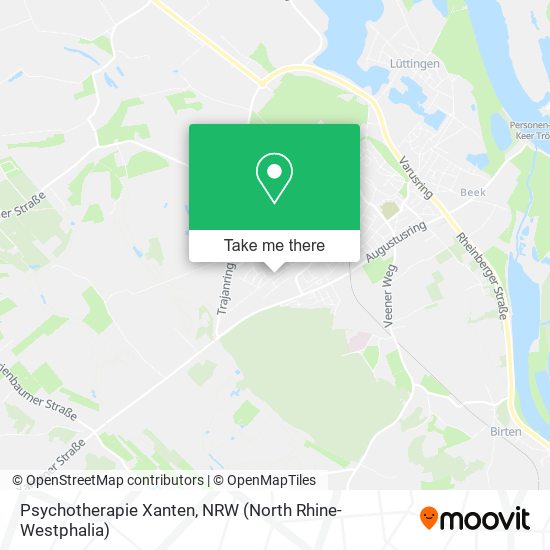 Карта Psychotherapie Xanten