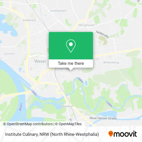 Карта Institute Culinary