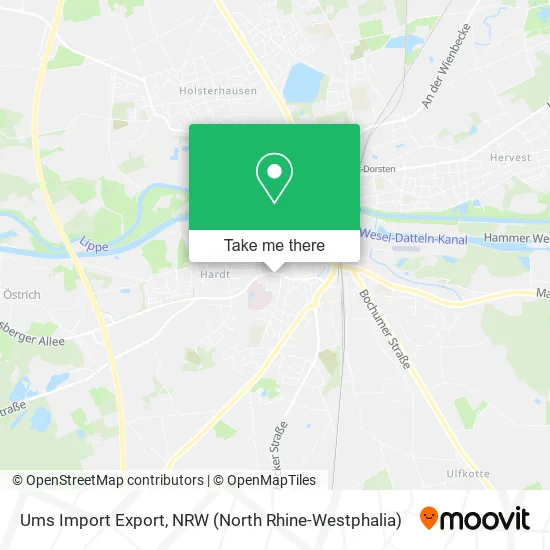 Карта Ums Import Export