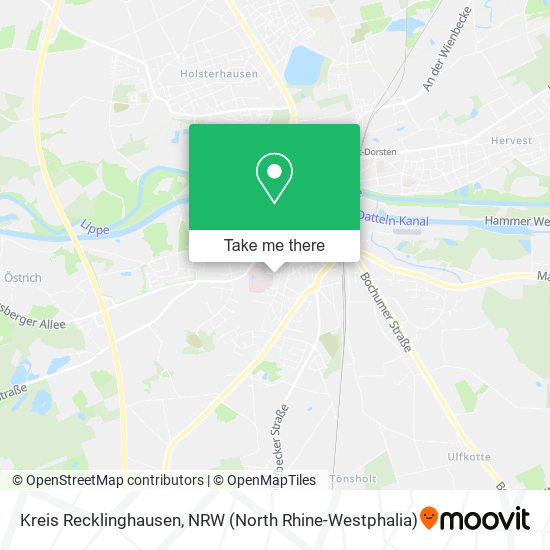 Kreis Recklinghausen map