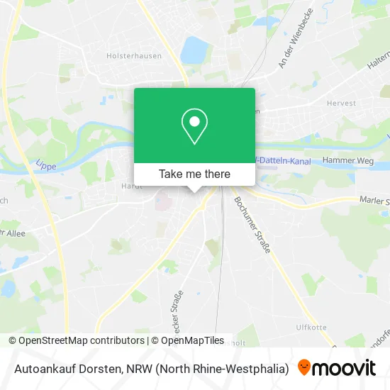 Карта Autoankauf Dorsten