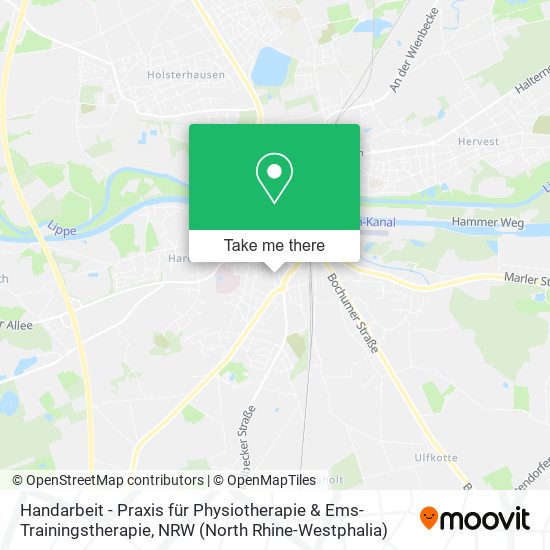 Handarbeit - Praxis für Physiotherapie & Ems-Trainingstherapie map